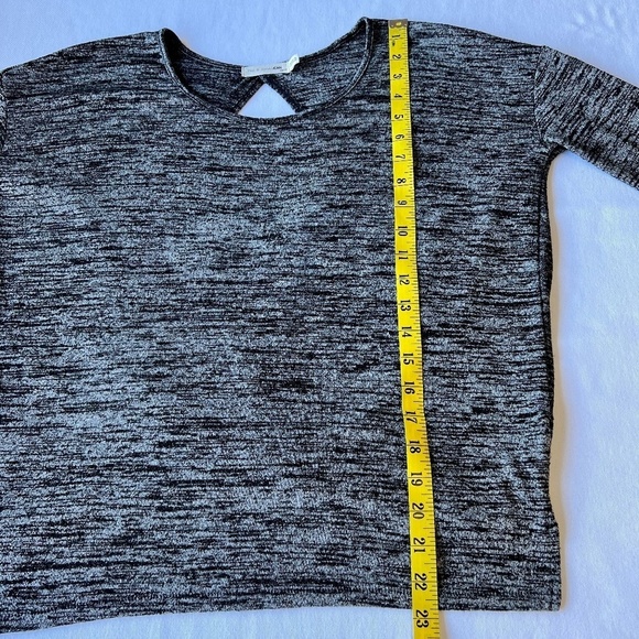 Rag and Bone Mia soft heather knit open back long sleeve top - Picture 7 of 10